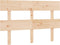 vidaXL - Hoofdbord - 124x3x81 - cm - massief - grenenhout