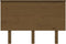 vidaXL - Hoofdbord - 124x6x82,5 - cm - massief - grenenhout - honingbruin