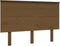 vidaXL - Hoofdbord - 124x6x82,5 - cm - massief - grenenhout - honingbruin