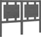 vidaXL - Hoofdbord - 125,5x4x100 - cm - massief - grenenhout - grijs