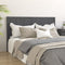 vidaXL - Hoofdbord - 125,5x4x100 - cm - massief - grenenhout - grijs