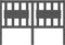 vidaXL - Hoofdbord - 125,5x4x100 - cm - massief - grenenhout - grijs