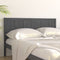 vidaXL - Hoofdbord - 125,5x4x100 - cm - massief - grenenhout - grijs