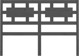 vidaXL - Hoofdbord - 125,5x4x100 - cm - massief - grenenhout