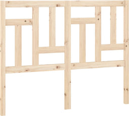 vidaXL - Hoofdbord - 125,5x4x100 - cm - massief - grenenhout