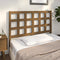 vidaXL - Hoofdbord - 125,5x4x100 - cm - massief - grenenhout - honingbruin