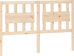 vidaXL - Hoofdbord - 125,5x4x100 - cm - massief - grenenhout