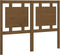 vidaXL - Hoofdbord - 125,5x4x100 - cm - massief - grenenhout - honingbruin