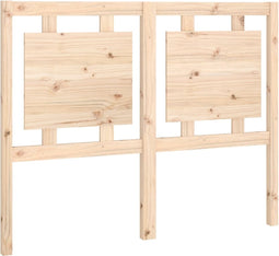 vidaXL - Hoofdbord - 125,5x4x100 - cm - massief - grenenhout