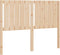 vidaXL - Hoofdbord - 125,5x4x100 - cm - massief - grenenhout