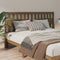 vidaXL - Hoofdbord - 125,5x4x100 - cm - massief - grenenhout - honingbruin