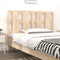 vidaXL - Hoofdbord - 125,5x4x100 - cm - massief - grenenhout