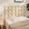 vidaXL - Hoofdbord - 125,5x4x100 - cm - massief - grenenhout