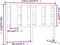 vidaXL - Hoofdbord - 125,5x4x100 - cm - massief - grenenhout - honingbruin