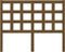 vidaXL - Hoofdbord - 125,5x4x100 - cm - massief - grenenhout - honingbruin