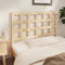 vidaXL - Hoofdbord - 125,5x4x100 - cm - massief - grenenhout