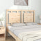 vidaXL - Hoofdbord - 125,5x4x100 - cm - massief - grenenhout