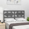 vidaXL - Hoofdbord - 125,5x4x100 - cm - massief - grenenhout