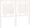 vidaXL - Hoofdbord - 125,5x4x100 - cm - massief - grenenhout - wit