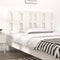 vidaXL - Hoofdbord - 125,5x4x100 - cm - massief - grenenhout - wit