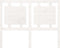 vidaXL - Hoofdbord - 125,5x4x100 - cm - massief - grenenhout - wit