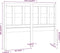 vidaXL - Hoofdbord - 125,5x4x100 - cm - massief - grenenhout - zwart