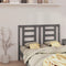 vidaXL - Hoofdbord - 126x4x100 - cm - massief - grenenhout - grijs