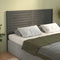 vidaXL - Hoofdbord - 126x4x100 - cm - massief - grenenhout - grijs