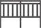 vidaXL - Hoofdbord - 126x4x100 - cm - massief - grenenhout - grijs