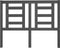 vidaXL - Hoofdbord - 126x4x100 - cm - massief - grenenhout - grijs