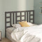 vidaXL - Hoofdbord - 126x4x100 - cm - massief - grenenhout - grijs