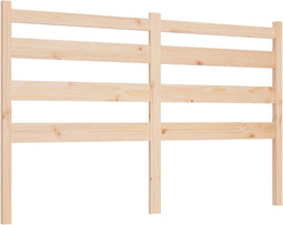 vidaXL - Hoofdbord - 126x4x100 - cm - massief - grenenhout