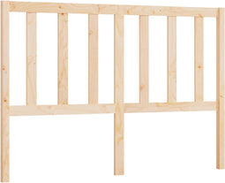 vidaXL - Hoofdbord - 126x4x100 - cm - massief - grenenhout