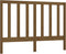 vidaXL - Hoofdbord - 126x4x100 - cm - massief - grenenhout - honingbruin