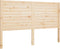 vidaXL - Hoofdbord - 126x4x100 - cm - massief - grenenhout