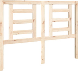 vidaXL - Hoofdbord - 126x4x100 - cm - massief - grenenhout