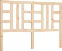vidaXL - Hoofdbord - 126x4x100 - cm - massief - grenenhout