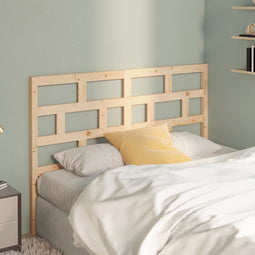 vidaXL - Hoofdbord - 126x4x100 - cm - massief - grenenhout