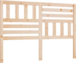 vidaXL - Hoofdbord - 126x4x100 - cm - massief - grenenhout