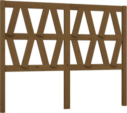 vidaXL - Hoofdbord - 126x4x100 - cm - massief - grenenhout - honingbruin