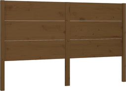 vidaXL - Hoofdbord - 126x4x100 - cm - massief - grenenhout - honingbruin