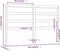 vidaXL - Hoofdbord - 126x4x100 - cm - massief - grenenhout - honingbruin