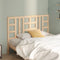 vidaXL - Hoofdbord - 126x4x100 - cm - massief - grenenhout