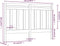 vidaXL - Hoofdbord - 126x4x100 - cm - massief - grenenhout