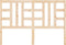 vidaXL - Hoofdbord - 126x4x100 - cm - massief - grenenhout