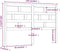vidaXL - Hoofdbord - 126x4x100 - cm - massief - grenenhout - honingbruin