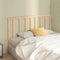 vidaXL - Hoofdbord - 126x4x100 - cm - massief - grenenhout