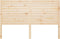 vidaXL - Hoofdbord - 126x4x100 - cm - massief - grenenhout