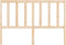 vidaXL - Hoofdbord - 126x4x100 - cm - massief - grenenhout