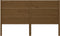 vidaXL - Hoofdbord - 126x4x100 - cm - massief - grenenhout - honingbruin